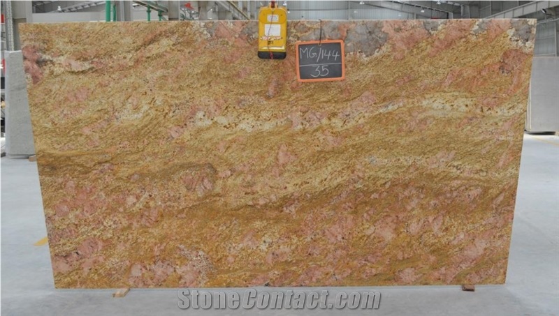 Imperial Gold/ Golden Oak/ Kashmiri Gold-Full Slabs-339x197-20mm