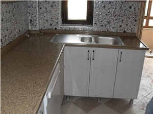 Troas Quartz Kitchen Countertops