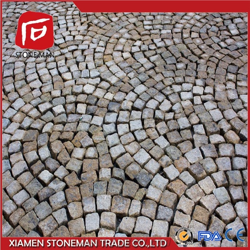 Chinese Cheap Driveway Granite Paving Stone Granite Cube Stone