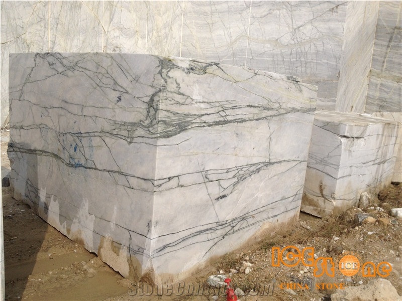 Aurora Green Marble Blocks/White Green Marble Blocks/China Green Marble Blocks