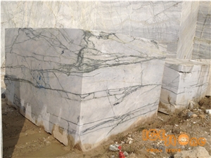 Aurora Green Marble Blocks/White Green Marble Blocks/China Green Marble Blocks