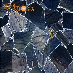 Blue Aventurine Gemstone Decoration Stone /Semiprecious Stone/Precious Counter Top Decoration Stone/Hotel Luxury Building Stone Material