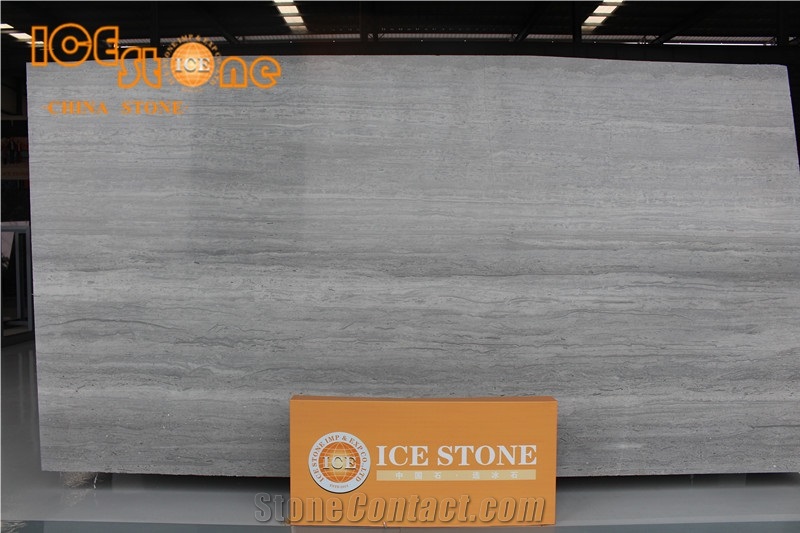 Blue Wood Vein Marble Block/Chinese Marble Blocks/Wooden Marble Block