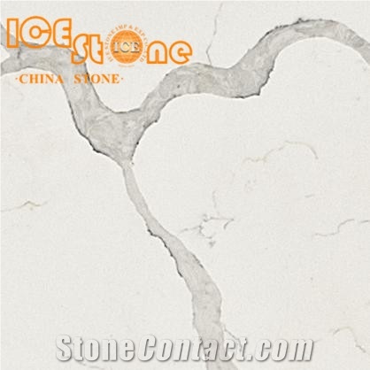 Calacatta Quartz Stone M01/Quartz Tiles/Quartz Slabs/Quartz Floor/Quartz Stone/Solid Surface/Man Made Stone