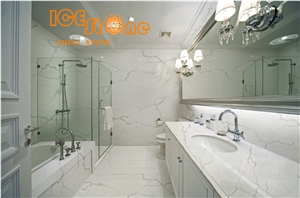 Calacatta Quartz Stone M01/Quartz Tiles/Quartz Slabs/Quartz Floor/Quartz Stone/Solid Surface/Man Made Stone