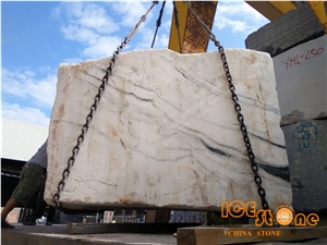 China Panda White Block/Black and White Marble Block