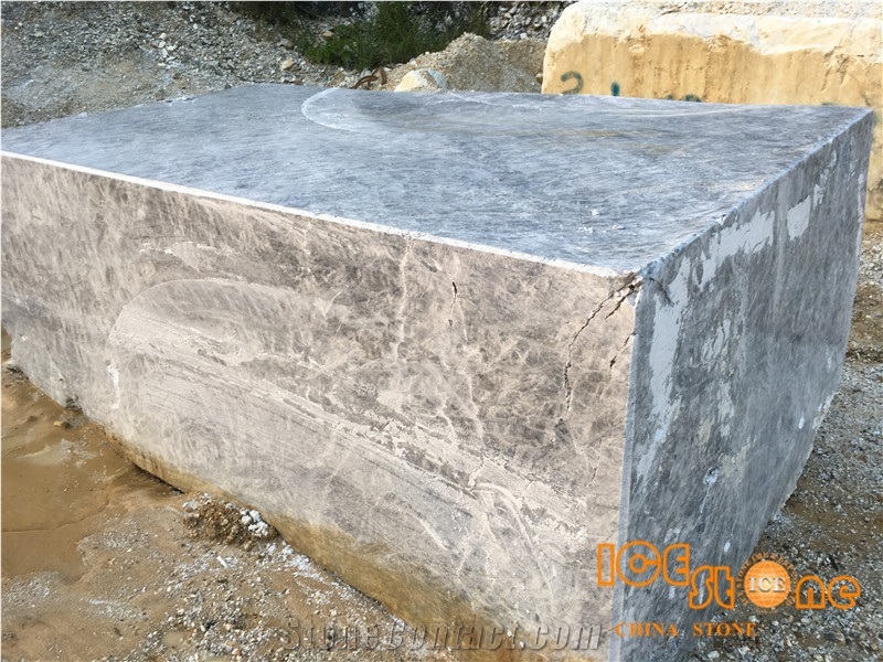 China White Marble/Sonw Fox Marble Blocks/Alps Marble Blocks/Zhechuan White Jade Marble Blocks