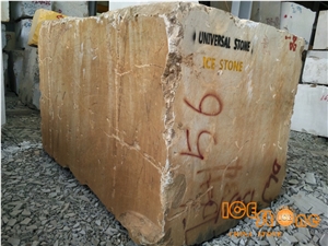 China Yellow Marble Blocks from Ice Stone