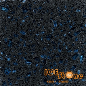 Crystal Shining Blue/Chinese Blue Shining Quartz/Quartz Slabs and Tiles/Artifical Stone Flooring