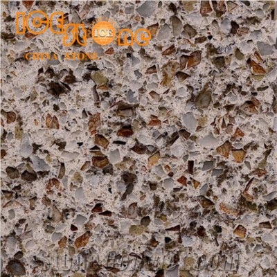 Crystal Shining Blue Quartz Stone Tiles/Quartz Stone Slabs/Blue Artificial Stone/Engineered Stone