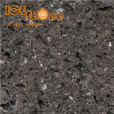 Crystal Shining Blue Quartz Stone Tiles/Quartz Stone Slabs/Blue Artificial Stone/Engineered Stone