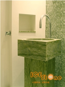 Dandong Green Marble Bathroom Countertops/Ming Green Custom Vanity Tops/Bathroom Vanity Tops/China Green Marble Dandong Green Marble Bathroom Countertops/Ming Green Custom Vanity Tops/Bathroom Vanity Tops/China Green Marble