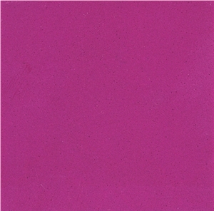 Dark  Pink  Quartz Stone flooring Tiles /Pink Quartz Slab / Engineered Stone Walling Tiles 