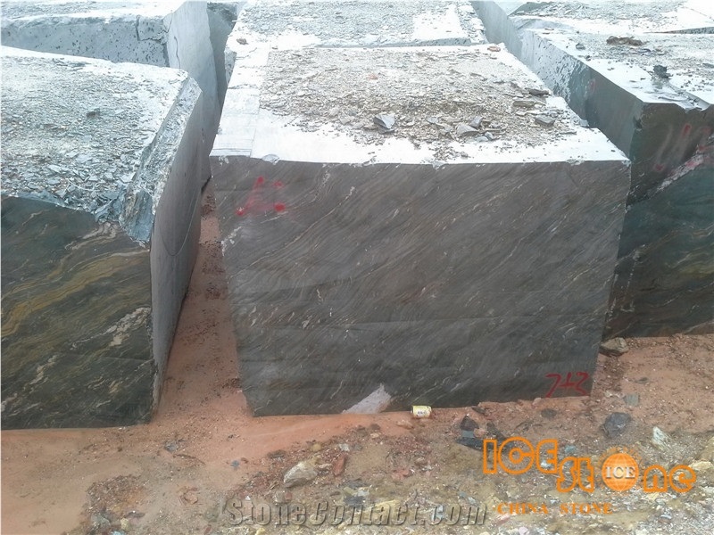 Green Fantasy Marble Blocks/Green Wood Marble Blocks