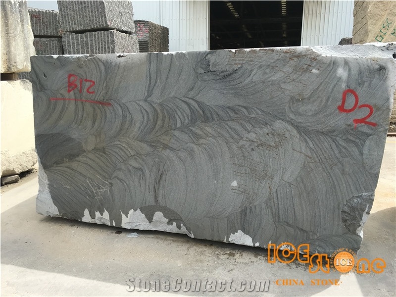 Grey Storm Granite Blocks, China Grey Granite