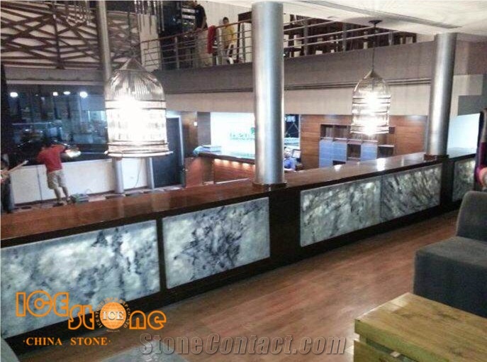 Ice Onyx Blocks/Milan Onyx Blocks/Onyx Building Stone Block/China Onyx Block/Tv Background Stone/Home Decoration Onyx/Ice Blue Onyx