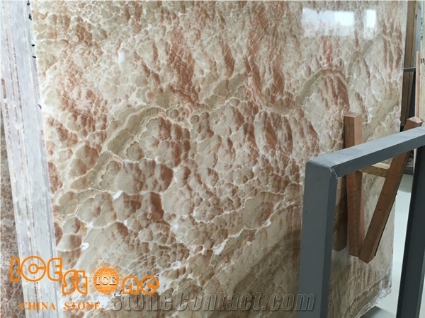 Light Brown Onyx, Peacock Onyx, High Polished Onyx Slabs&Tiles