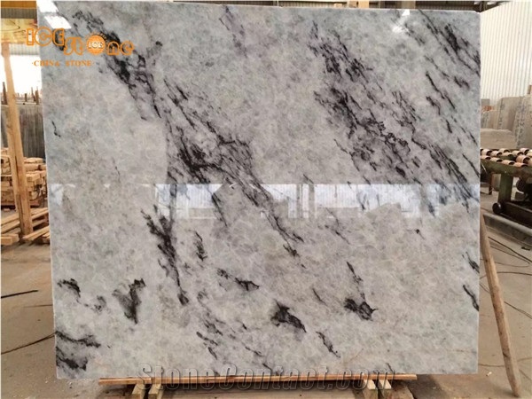 Milano Ice Blue Crystal Onyx/Black Vein/Light Transfer/Backlit/Bookmatch Stone Slabs/Tiles/Cut to Size/Project/Wall Cladding/Background/Grey Color