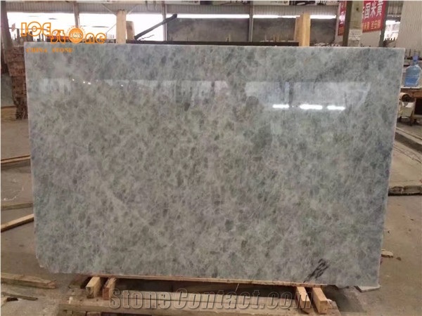 Milano Ice Blue Crystal Onyx/Black Vein/Light Transfer/Backlit/Bookmatch Stone Slabs/Tiles/Cut to Size/Project/Wall Cladding/Background/Grey Color