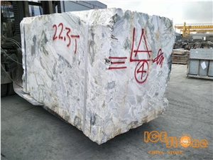 Multicolor/Green Black White/Beauty White/Ice Connect Marble/Ice Green/Block/Slabs/Tiles/Cut to Size