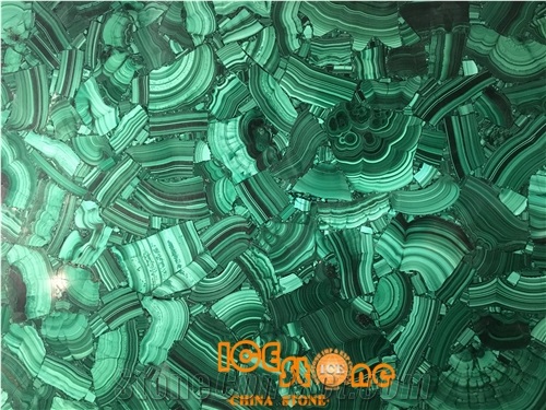Peacock Gemstone Slabs/Green Semiprecious Slabs/Gemstone Slabs