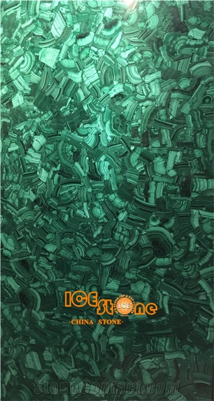 Peacock Gemstone Slabs/Green Semiprecious Slabs/Gemstone Slabs