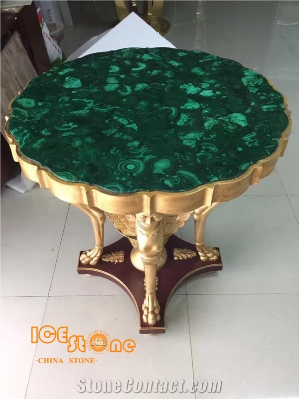 Peacock Stone/Green Semi Precious/Chinese Semiprecious Slabs and Tiles/