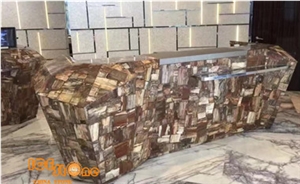 Petrifid Wood Gemstone Slabs,Brown Semiprecious Stone Slabs,Brown Gemstone Slabs