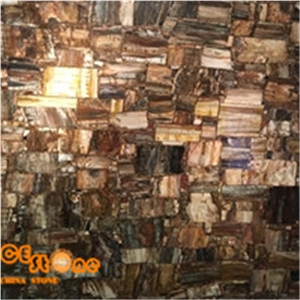 Petrifid Wood Gemstone Slabs,Brown Semiprecious Stone Slabs,Brown Gemstone Slabs