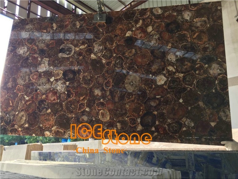 Prtrified Wood Slab/ /Semi Precious Stone Panels/Semiprecious Stone Slabs/ Gemstone Tiles/ Precious Stone Slabs/ Semi Precious Tiles/ Gemstone Slabs Semiprecious Stone Tiles/ Semi Precious Stone Wall