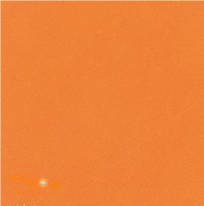 Pure Orange Quartz Stone Slabs,Quartz Stone Tiles