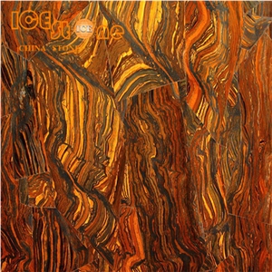 Red Tiger Eye Precious Stone Slabs/Gemstone Tiles/Semiprecious Decoration Stone/Luxury Building Stone Material/Wall Decoration Artificial Stone