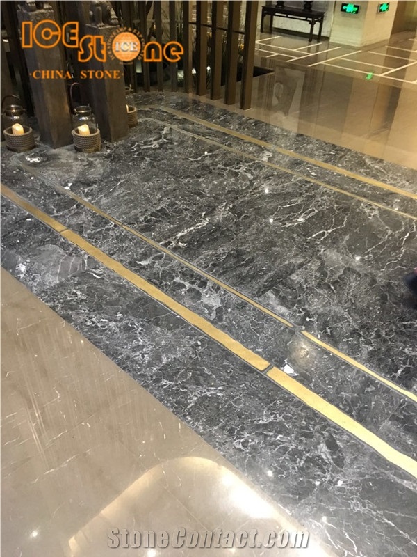 Royal Grey Marble Bathroom Counter Tops/Custom Table Tops Stone/China Marble/Building Stone/Vanity Top Stone/Imperial Grey Stone
