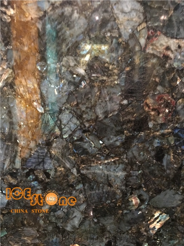 Shinning Brown Semiprecious Slab/ Gemstone Tiles/Semi Precious Tiles/Semiprecious Stone Tiles/Semi Precious Stone Panels