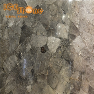 Smoky Quartz Precious Stone/Wall Covering Slabs/Internal Building Stone Tiles/Table Decoration Tiles/Gorgeous Building Material