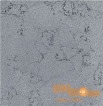 SS6033  White with little grey Marble look  Quartz Stone Solid Surfaces Polished Slabs Tiles Engineered Stone Artificial Stone Slabs for Hotel Kitchen,Bathroom Backsplash Walling Panel Customized Edge