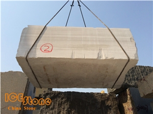 White Wood Marble Block /White Wood Vein Marble Block /White Serpenggiante Marble Block