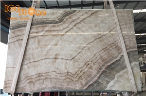 Wooden Onyx Block/Beige Onyx Block/China Onyx/Wall Covering Stone/Floor Covering Stone/Building Stone/Counter Top Stone