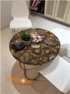 Wooden Stone Semiprecious Slab/ Semi Precious Slabs/ Gemstone Tiles/ Precious Stone Slabs/Semiprecious Stone Tiles/ Semi Precious Stone Panels/Petrified Wood Gemstone Slab/
