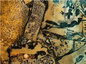 Yellow Fossil/Semi Precious Stone Panels/Tiles/Slabs/Wall
