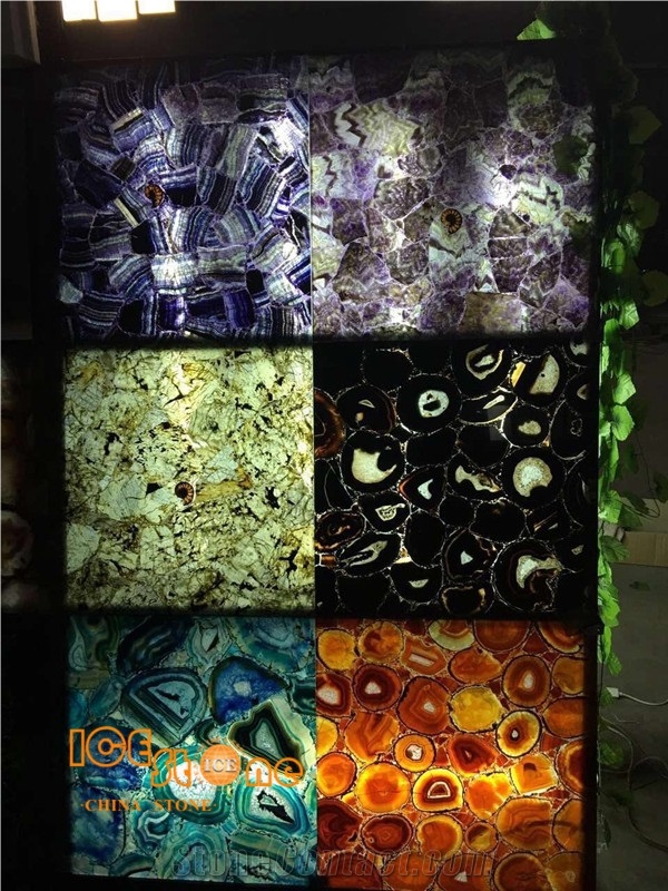 Yellow Fossil Semiprecious Slabs/Countertop/ Semi Precious Tiles/Gemstone Tiles/ Semiprecious Stone Tiles/Semi Precious Stone Panels/
