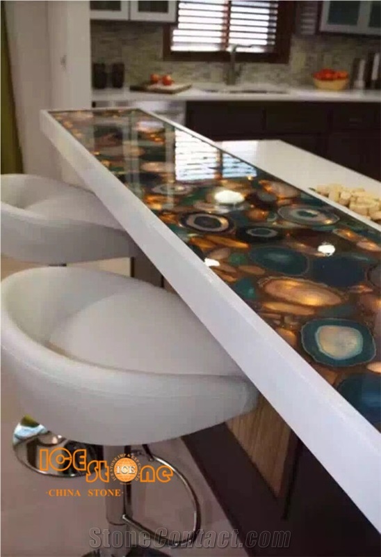 Yellow Fossil Semiprecious Slabs/Countertop/ Semi Precious Tiles/Gemstone Tiles/ Semiprecious Stone Tiles/Semi Precious Stone Panels/