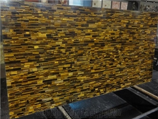 Yellow Tiger Eye Slab/Semi Precious Stone Panels/Semiprecious Stone Slabs/ Gemstone Tiles/ Precious Stone Slabs/ Semi Precious Tiles/ Gemstone Slabssemiprecious Stone Tiles/ Semi Precious Stone Wall