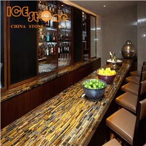 Yellow Tiger Eyes Bathroom Decoration Stone/Semiprecious Stone Slabs/Precioius Stone Slabs Tiles/Home Decoration Gemstone Tiles