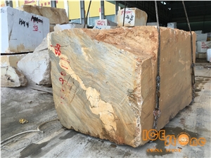 Yunnan Gold Marble Blocks/Barcelona Gold Marble Blocks/Brecce Bergerac Yellow Marble Blocks/China Yellow Marble Blocks