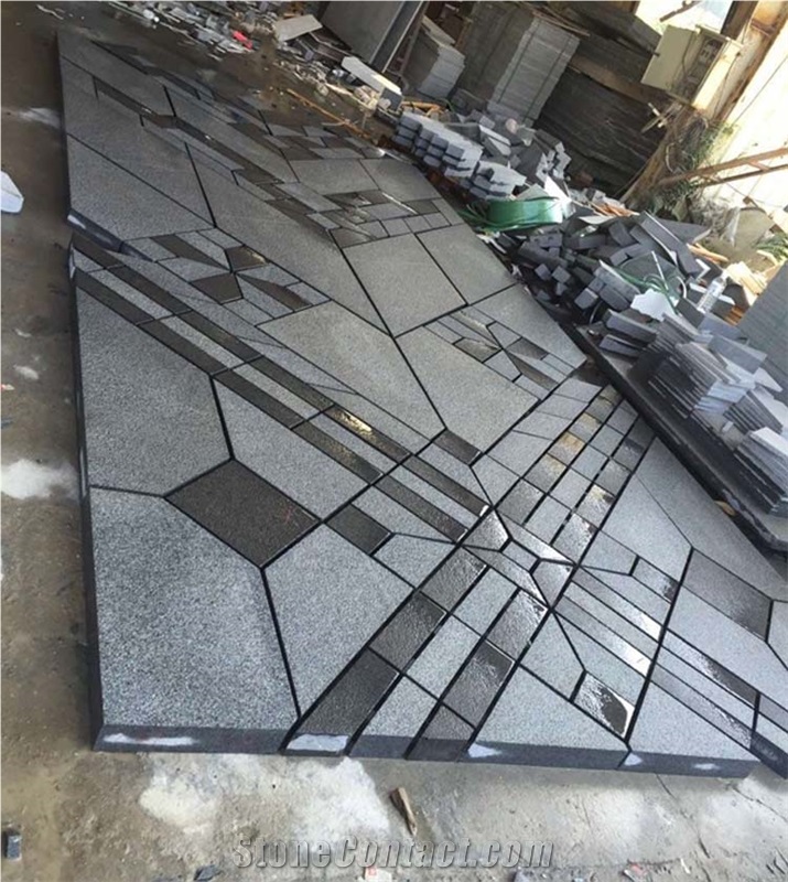 G654 Dark Grey Granite Buidling Stone,Floor Ornaments,Building Ornaments