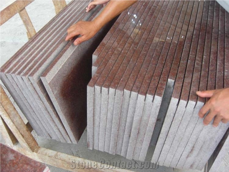 Imperial Red Granite, India Red Granite, Red Stone,Red Granite Stairs & Step