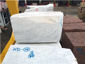 White Carrara Small Blocks/Bianco Carrara Italy White Marble Block