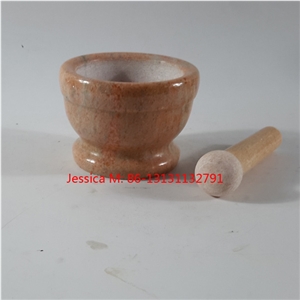 Mini Pink Marble Mortar and Pestle Set