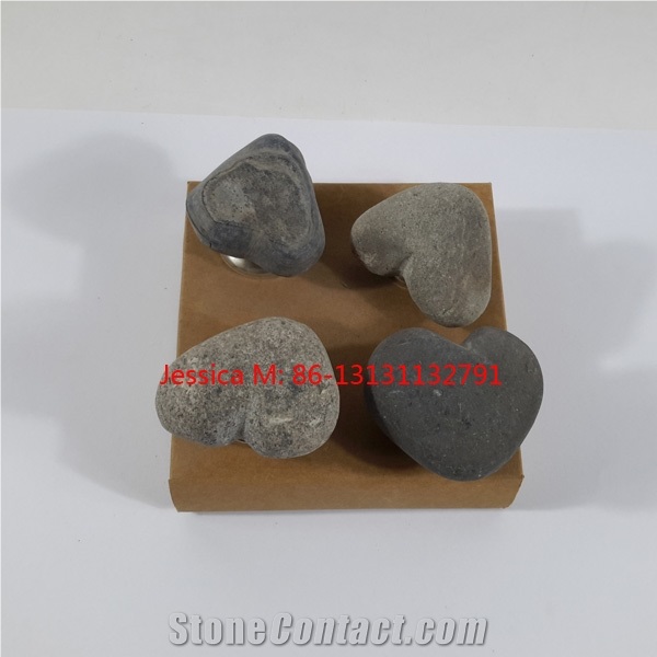 River Rock Stone Furniture Knobs /Stone Cabinet Knobs /Stone Door Knobs